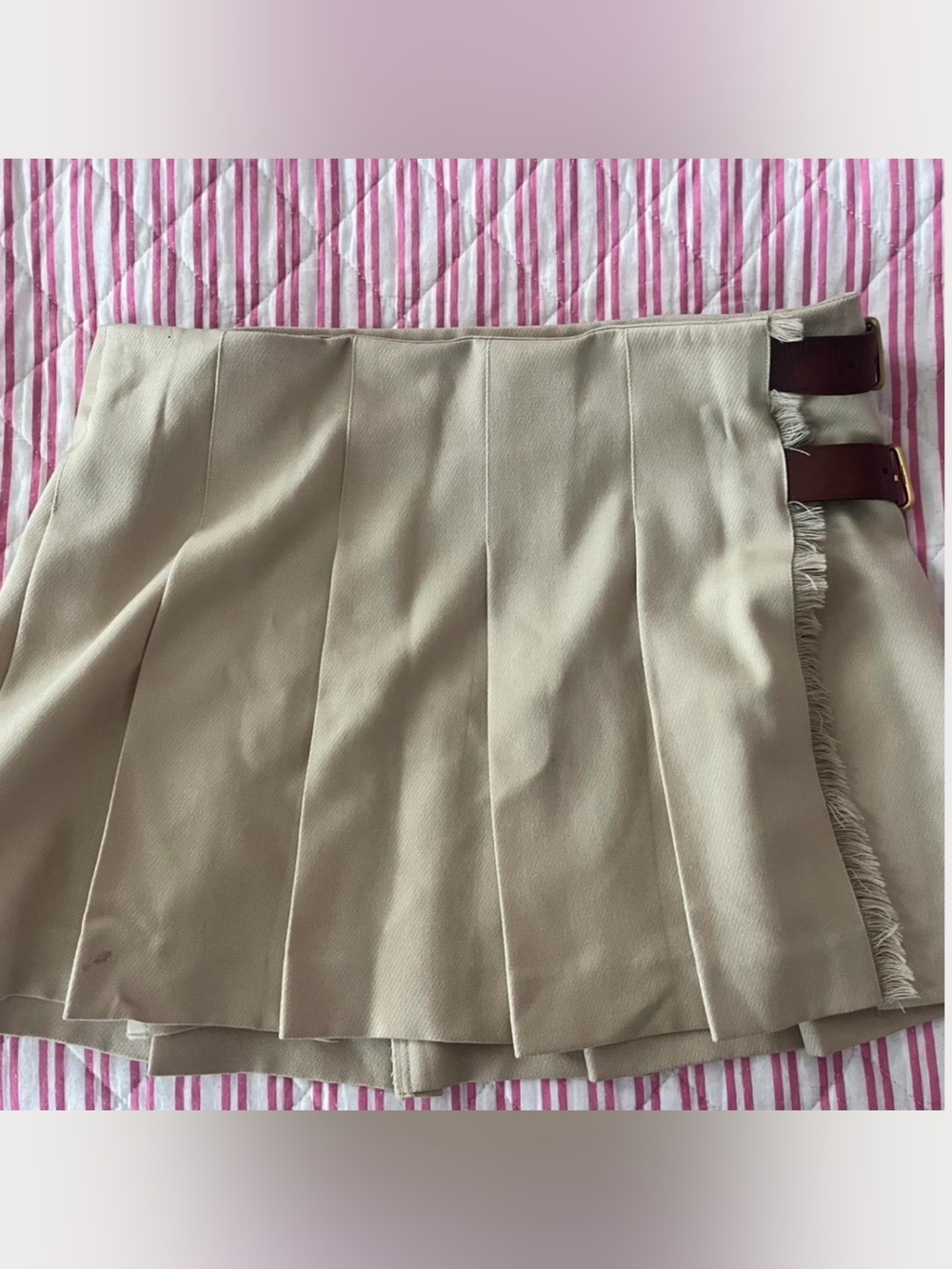 Vintage y2k Burberry wool pleated skirt size US 10